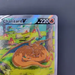 Pokemon TCG Charizard V SWSH260 Black Star Promo Holo Near Mint - Image 5