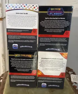 Pokemon BOOSTER BUNDLES! 151, Surging, Mega EV, Phantasmal - 4 Pack! - Image 2