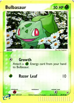 Pokemon TCG Bulbasaur 39/95 ex Team Magma Vs Team Aqua Reverse Holo DMG - Image 1