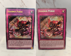 Custom Made Dominus Purge Secret / Quarter Century Rare (QCR) Casual Yugioh Card - Image 1