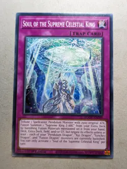 Soul of the Supreme Celestial King AGOV-EN069 1st Edition YuGiOh TCG Card - Image 1