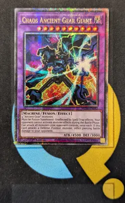 MP24-EN042 Chaos Ancient Gear Giant Quarter Century Secret Rare YuGiOh - Image 1