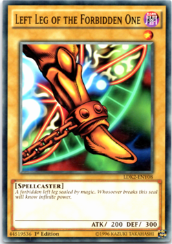 Left Leg of the Forbidden One - LDK2-ENY08 - Common - - 1st Edition - Yugioh - Image 1