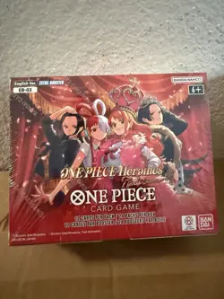 Bandai Namco One Piece Card Game Heroines Extra Booster EB-03 English Sealed Box - Image 1