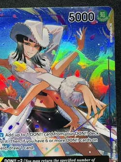 CARD ONE PIECE TCG - Ms All Sunday Nico Robin Alt Art OP04 NEAR MINT English - Image 3