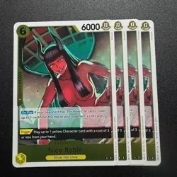4X Nico Robin OP09-107 R One Piece TCG Foil Emperors in the New World NM - Image 1