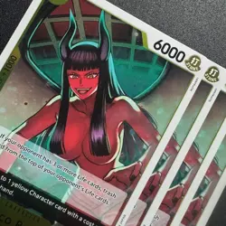 4X Nico Robin OP09-107 R One Piece TCG Foil Emperors in the New World NM - Image 3
