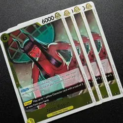 4X Nico Robin OP09-107 R One Piece TCG Foil Emperors in the New World NM - Image 4
