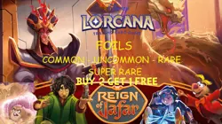 Disney Lorcana Reign of Jafar Singles – Choose Your Card FOIL - Image 1