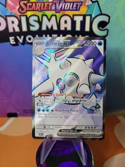 Pokemon TCG Cetitan EX Full Art Ultra Rare Holo Card 210/182 - Image 1