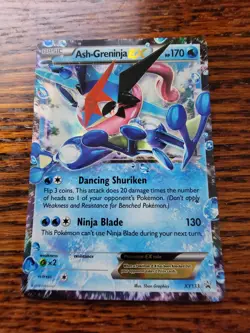 MP Ash-Greninja EX XY133 XY Holo Pokemon Card - Image 1