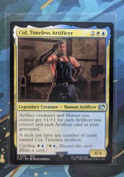 Cid, Timeless Artificer FFXI - 0416 - NM Uncommon - Final Fantasy MTG - Image 1
