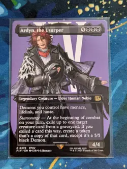 MTG Ardyn, the Usurper BORDERLESS - NM - Final Fantasy - Image 1