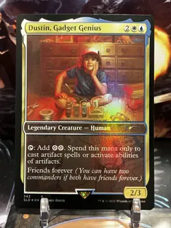 MTG | Dustin, Gadget Genius ✨FOIL✨ [Secret Lair Stranger Things] - Image 1