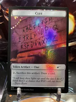 MTG | Clue Token ✨FOIL✨ [Secret Lair Stranger Things] - Image 1