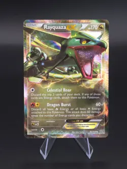 Rayquaza EX 85/124 - Dragons Exalted 2012 - NM Pokemon Card TCG - Image 1
