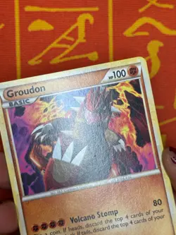 POKEMON TCG GROUDON 6/95 NON HOLO RARE LIGHT PLAY CALL OF LEGENDS - Image 3