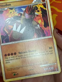 POKEMON TCG GROUDON 6/95 NON HOLO RARE LIGHT PLAY CALL OF LEGENDS - Image 4