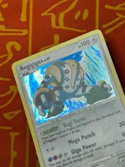 POKEMON TCG REGIGIGAS 9/100 HOLO RARE EXCELLENT STORMFRONT - Image 3
