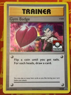POKEMON TCG KOGA GYM BADGE XY207 HOLO POKEMON LEAGUE PROMO EXCELLENT - Image 1