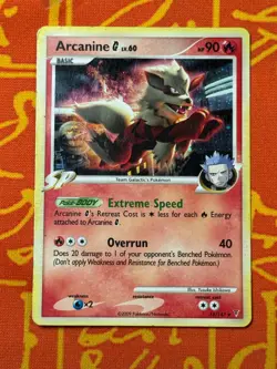 POKEMON TCG ARCANINE 15/147 HOLO RARE HEAVY PLAY SUPREME VICTORS - Image 1