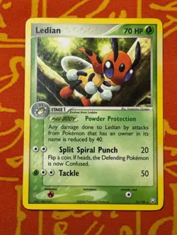 POKEMON TCG LEDIAN 23/109 NON-HOLO RARE EXCELLENT EX TEAM ROCKET RETURNS - Image 1