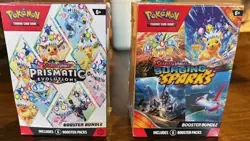 Pokemon TCG Prismatic Evolutions AND Surging Spaks Booster Bundle. Factory Seal - Image 1