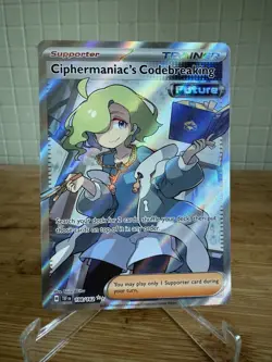 Ciphermaniac's Codebreaking 198/162 SV05 Temporal Forces Holo Pokemon TCG Card - Image 1