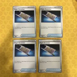 4x Night Stretcher - NM Playset - Trainer x4 - Pokemon TCG - Image 1