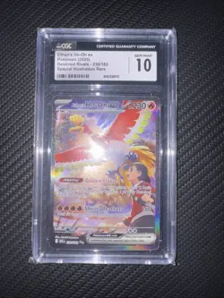 Ethan’s Ho Oh ex Special Illustration Rare 230/182 Pokemon 2025 CGC Gem Mint 10 - Image 1