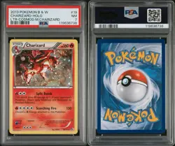 Charizard 19/113 Holo Cosmos Pokemon PSA 7 Black & White 2013 - Image 3