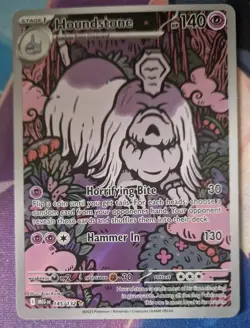 Houndstone 145/132 Me01: Mega Evolution NM-Mint Pokemon TCG Illustration Rare - Image 1