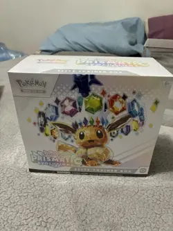 Pokemon Scarlet & Violet Prismatic Evolutions Elite Trainer Box Eevee Promo - Image 1