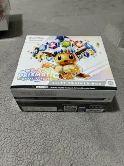 Pokemon Scarlet & Violet Prismatic Evolutions Elite Trainer Box Eevee Promo - Image 2