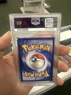 Pokemon Moltres Fossil 1st Edition Holo Rare #12 PSA 9 Mint - Image 2