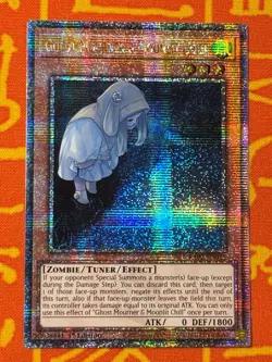 YUGIOH GHOST MOURNER & MOONLIT CHILL QUARTER CENTURY SECRET RARE NM RA02-EN015 - Image 1