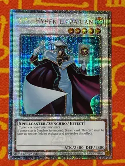 YUGIOH T.G. HYPER LIBRARIAN QUARTER CENTURY SECRET RARE NM RA02-EN027 - Image 1