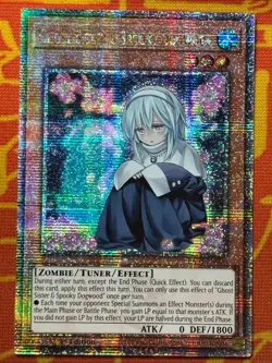 YUGIOH GHOST SISTER & SPOOKY DOGWOOD QUARTER CENTURY SECRET RARE RA03-EN020 REG - Image 1