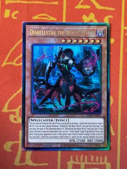 YUGIOH DIABELLSTAR THE BLACK WITCH ULTIMATE RARE NM RA03-EN032 - Image 1