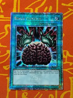 YUGIOH BRAIN CONTROL QUARTER CENTURY SECRET RARE RA03-EN154 - Image 1