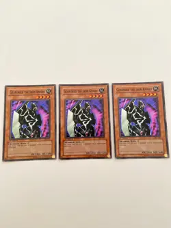 x3 Yugioh Gearfried the Iron Knight PSV-101 Super Rare 1st Edition - HP (#1) - Image 1