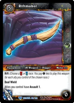 WOW WARCRAFT TCG BETRAYAL OF THE GUARDIAN : RIFTMAKER X 4 - Image 1
