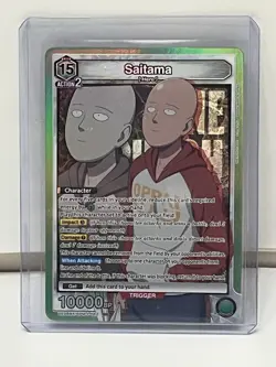 Union Arena TCG One Punch Man Saitama UE06BT/OPM-1-062 Foil Super Rare - Image 1