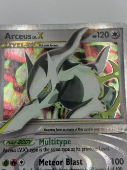 Vintage 2009 Arceus LV.X DP56 Diamond & Pearl Black Star Promo Pokemon Card - Image 2