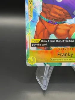 Franky OP07-107 Alt Art R Card Game 500 Years in the Future One Piece English NM - Image 3