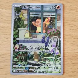 Charmander 044 Scarlet & Violet Promo Cards Holo Full Art Character Rare English - Image 1