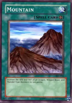 Mountain - SKE-034 - Common - 1st Edition NM Yugioh Starter Deck Cards - Image 1