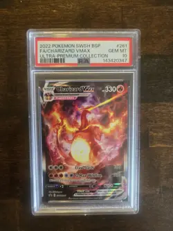 NEW! Charizard VMAX SWSH261: Sword & Shield Promo Cards Holo UPC PSA 10 Gem Mint - Image 1