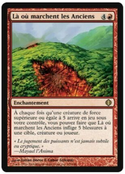 mtg magic Where Ancients Tread ENGLISH alara FRENCH La ou marchent les Anciens - Image 2