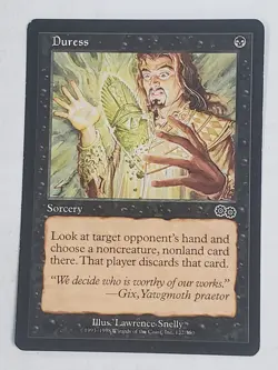 MTG Duress (Urza's Saga/Black/C) - BGM - Image 1